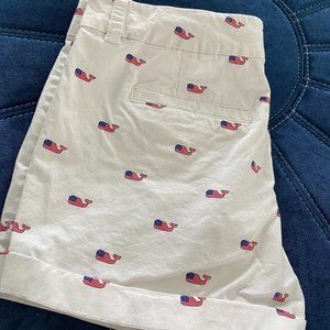 Vineyard Vines American Flag Whale Shorts